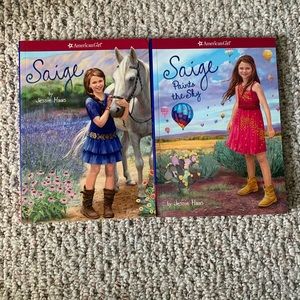 EUC Bundle of American Girl Saige Copeland Books Girl of the Year 2013